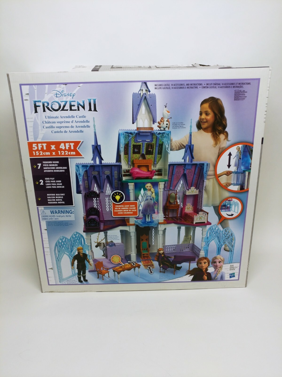 Disney Frozen 2 Ultimate Arendelle Castle Playset with Lights and