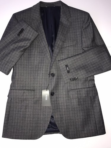 Pre-owned Hugo Boss $645 Boss  James4 Open Blue Sport Coat Jacket Size 38r Us