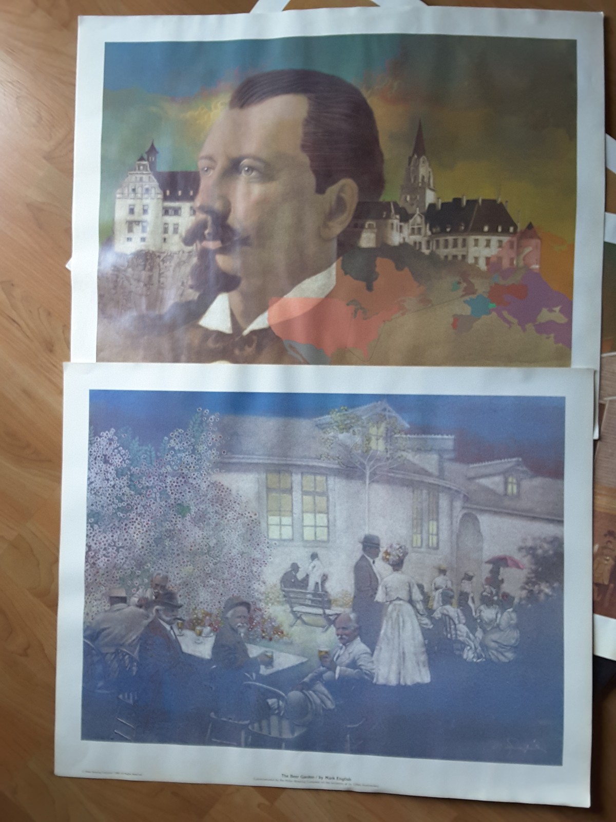 Miller Brewery Brewing Co. Art Wall Prints 125th Anniversary Set of 11 Milwaukee