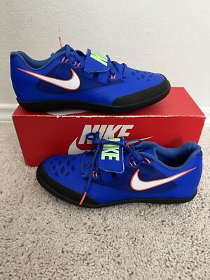 Nike Zoom Rival SD 4 Racer Blue Shot Put Throwing Shoes 685134-400 Men Size 8.5