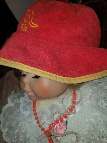 OZI VARMINTS ~ROO~TERRY BUCKET HAT~KANGAROO ~rare~AUSTRALIA MADE !