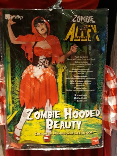 Kostüm Zombie Rotkäppchen Damen Gr L 40 42 Red riding Hood Halloween Horror 