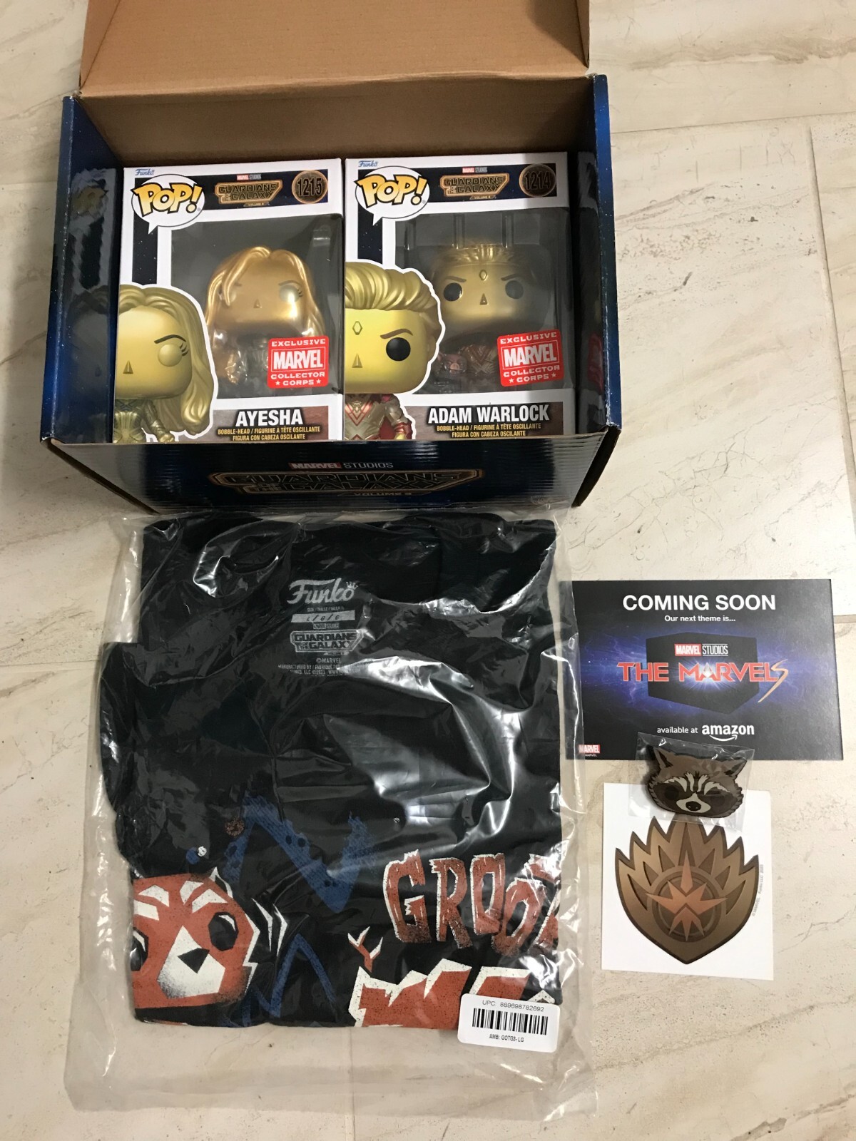 MARVEL - FUNKO POP! マーベル　ガーディアンズ3 コレクター限定BOX Marvel Collector Corps Guardians Of The Galaxy Vol 3 Funko