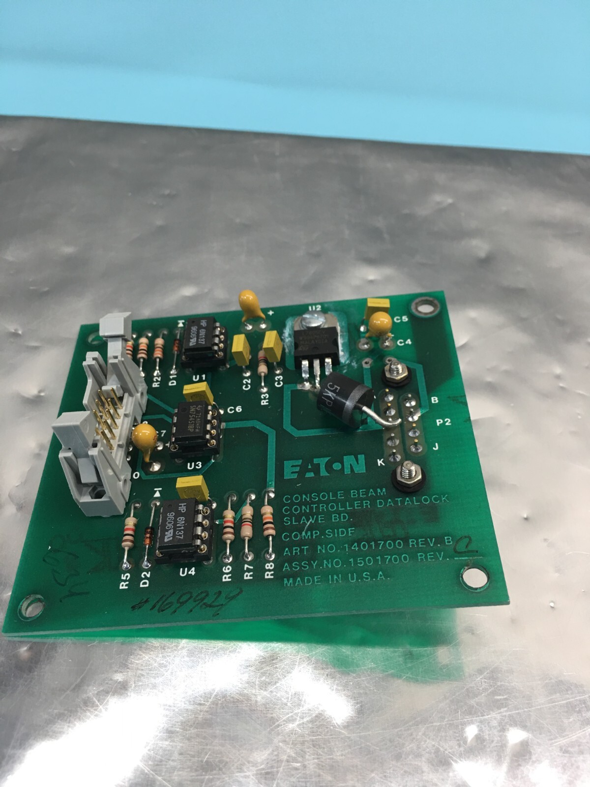 EATON 1501700 PCB CONSOLE BEAM CONTROL DATA LOCK, 121096