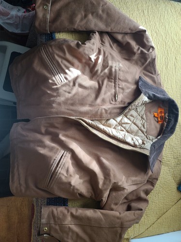ジャケット・アウター Cornerstone cutting coat 20AW CORNERSTONE Quilt Lined JACKET Mens Canvas Duck Full Zip