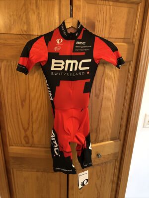 Pearl Izumi Small BMC Racing Team Issue Mesh 1-Z Race Suit Short Sleeve
