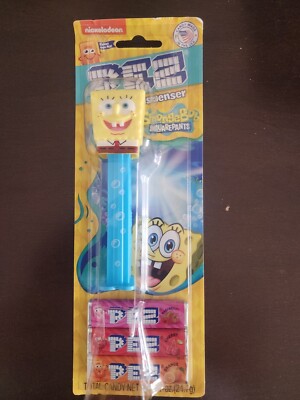 Sponge Bob Square Pants PEZ Dispenser exp 08/27/2026