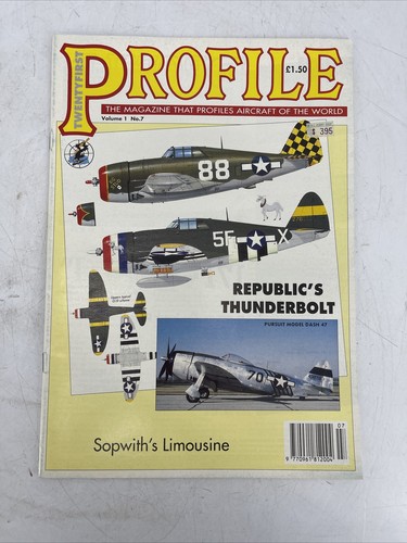 Twenty first Profile Magazine Vol 1 No 7 Supermarine F18/Sopwith Gnu/P47/Snark