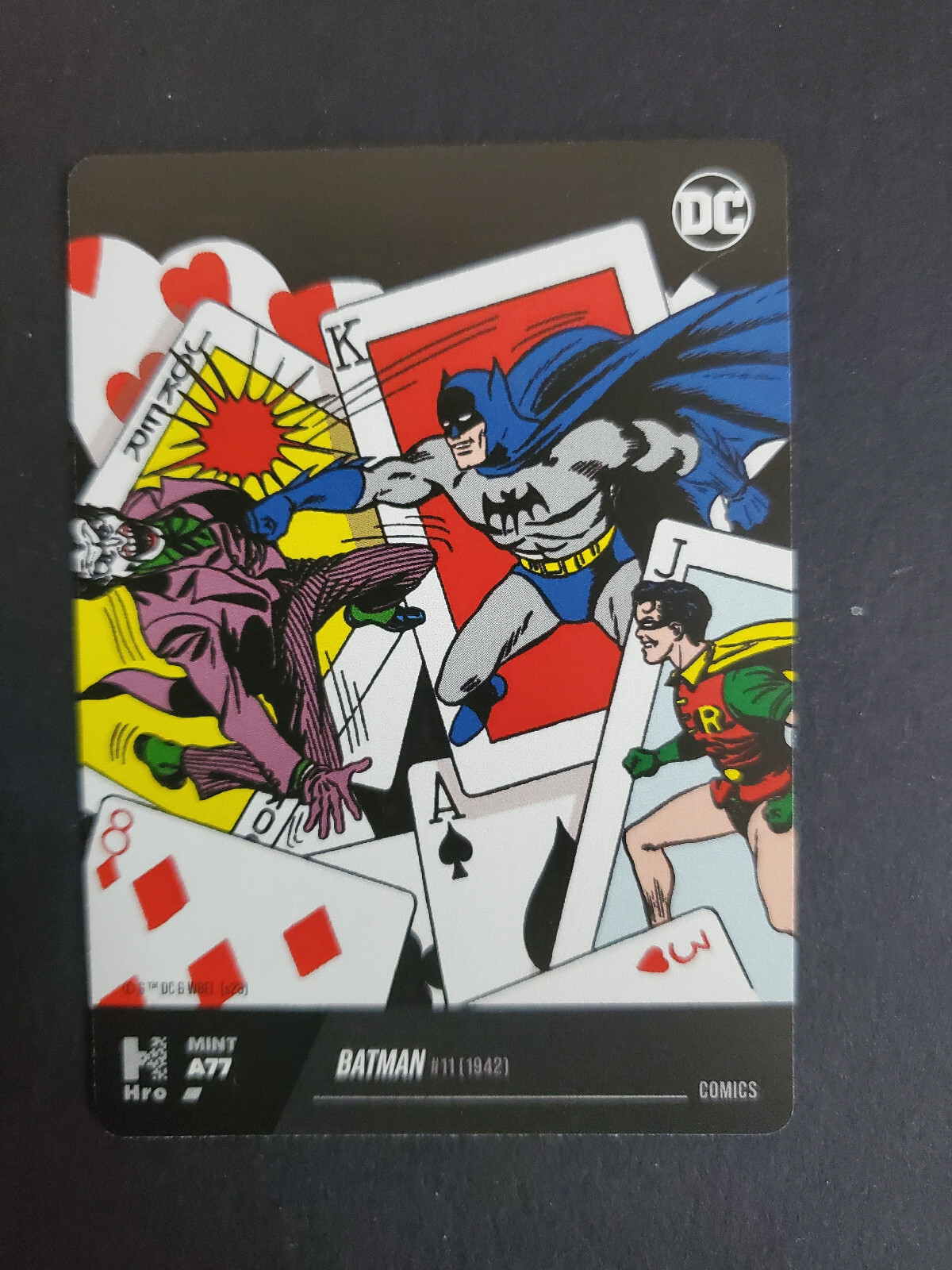 バットマン③ Batman #11 (1942) DC Hybrid Trading Card 2023 Chapter 3 Low
