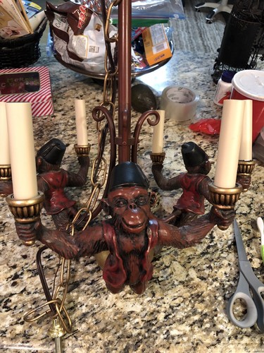 Vintage Monkey Chandlier