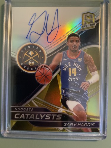 2019-20 Spectra Gary Harris Autograph Gold Catalyst /10 Nuggets