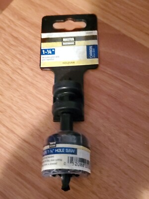MASTER MECHANIC-HOLE SAW-1-1/4''-CARBON-WOOD/PLASTIC-NEW!!