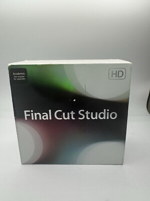 Apple Final Cut Studio Academic HD Mac Software Pro 7 OEM CIB