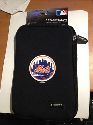 MLB New York Mets Neoprene Sleeve Treibeca for e-Reader Kindle 3 Nook+More 