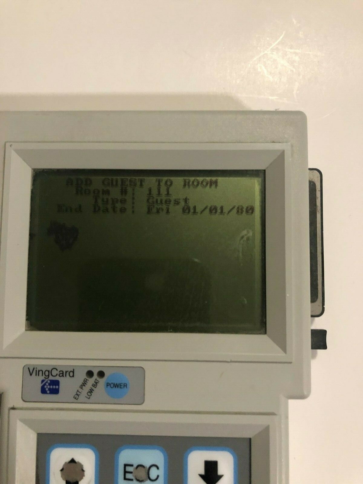 Used Vingcard 2100 System controller Only Version 1.43a Battery terminal