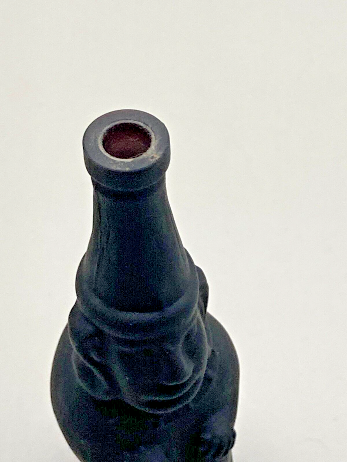 Vintage Ranuzzi Lima Peru Black Painted Bottle