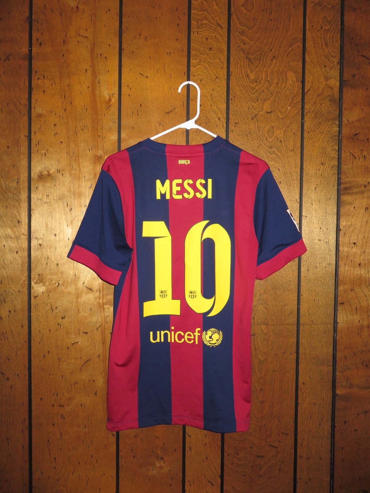 Authentic Original Nike 2014 205 Barcelona Lionel Messi Home
