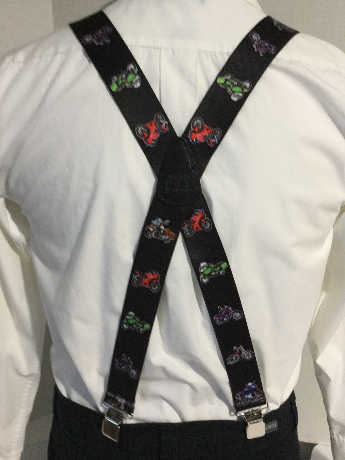 New, Men's, Motorcycles on Black,1.5