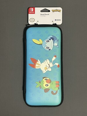 New Hori Nintendo Switch Pokémon Sword & Shield Hard Pouch Travel Case NSW-219U