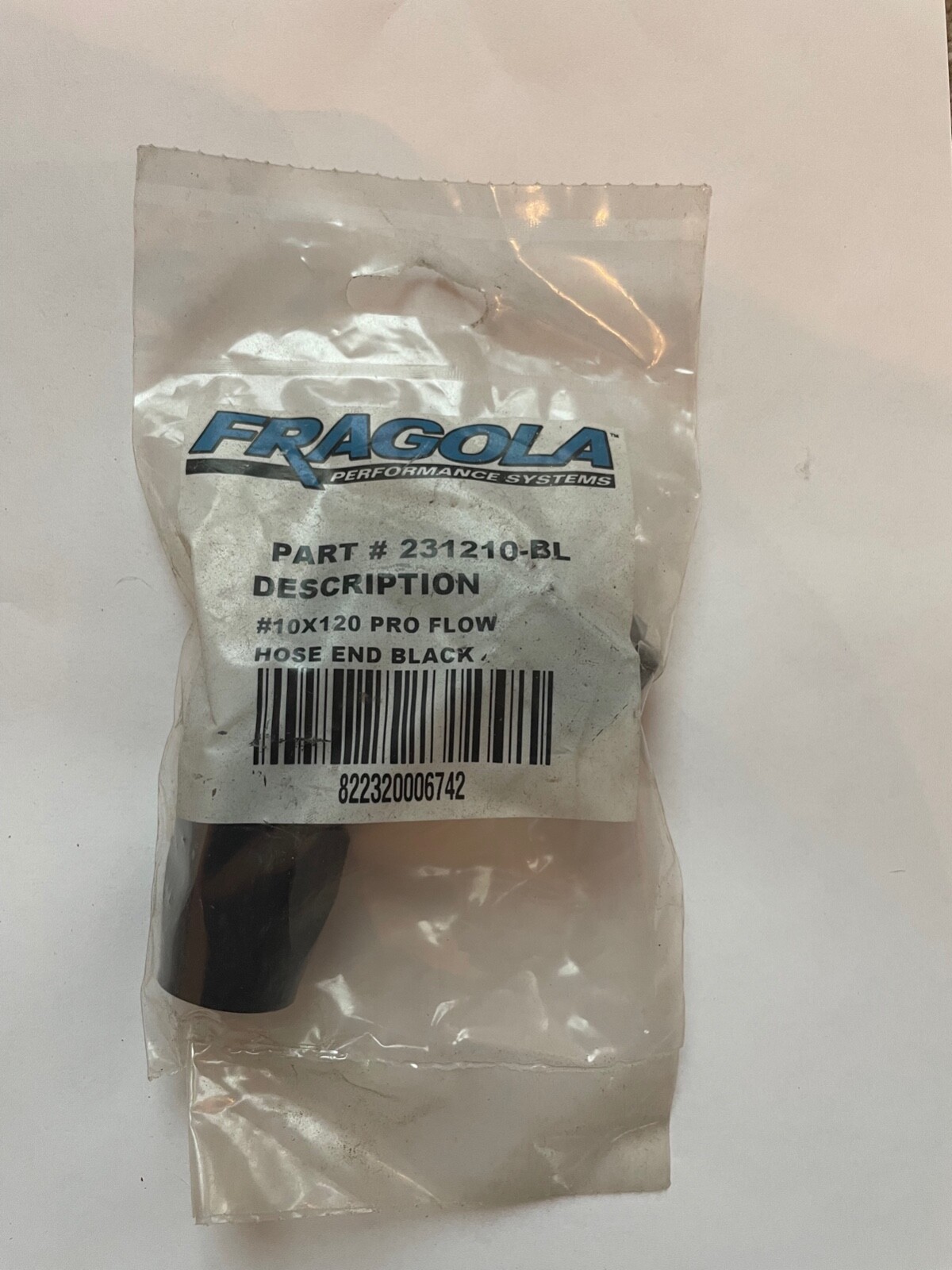 Fragola Series 2000 Pro-Flow Hose End #10 120-Degree Black 231210-BL Fragola Series 2000 Pro-Flow Hose End #10 120-Degree Black 231210-BL