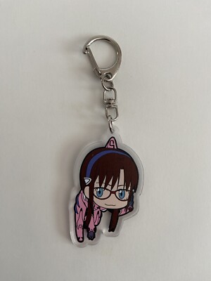Neon Genesis Evangelion Mari Makinami Illustrious Acrylic Anime Keychain