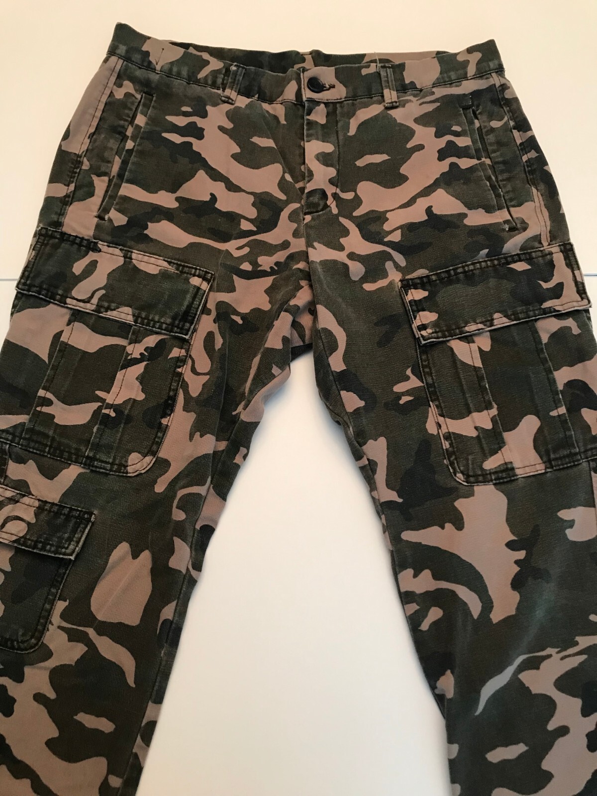 Zara Man camouflage cargo pants size 32w 32L. No stains/tears. | eBay