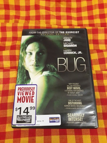 Bug (DVD, 2007) Ashley Judd Michael Shannon Harry Connick,jr