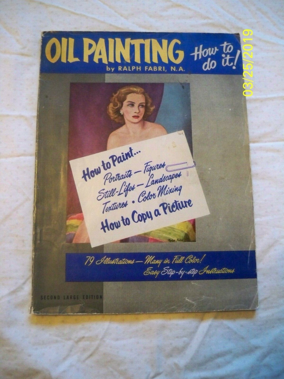 Vtg 1960 Conni Gordon You Can Paint a Picture Book Oil Painting Instructions lot