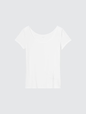 UNIQLO AIRism Scoop-Neck Short-Sleeve T-Shirt XS-3XL 4Colors Women 464450 NEW