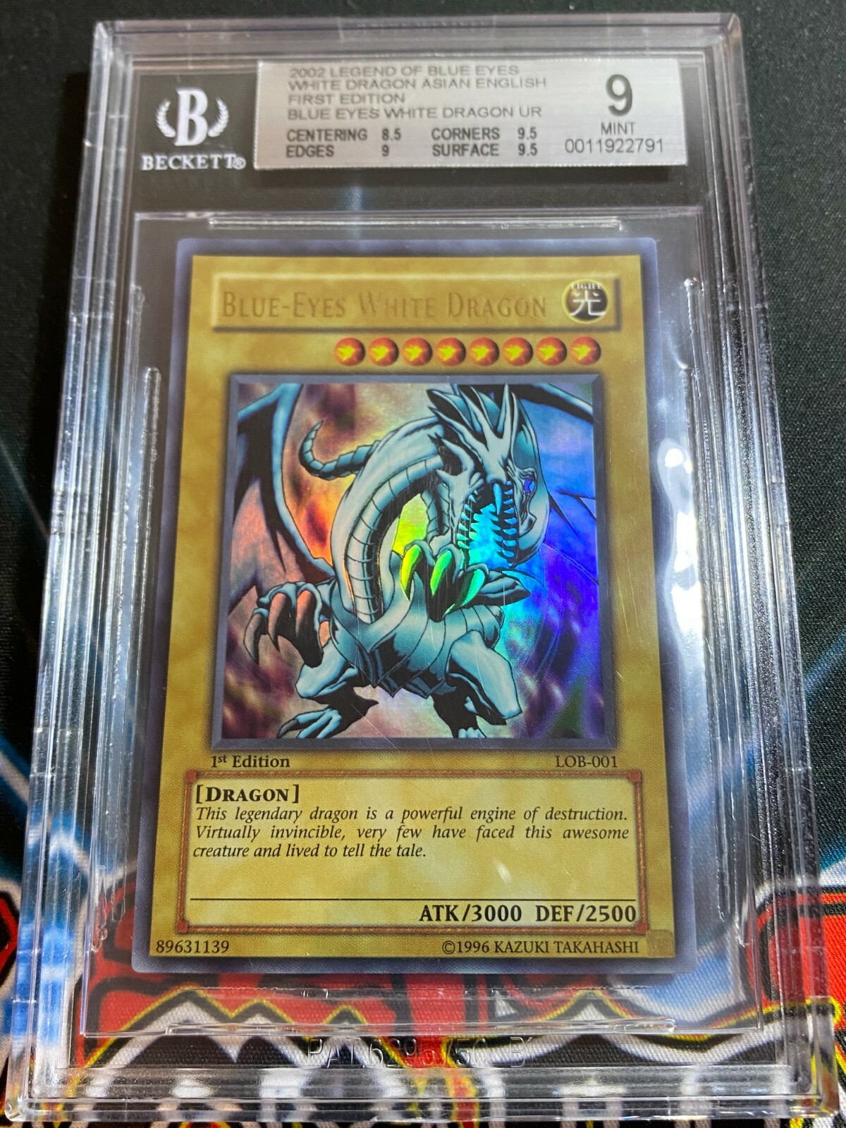 遊戯王 青眼の白龍 英語 LOB 1st ウルトラ PSA9 遊戯王 青眼の白龍 英語 LOB 1st ウルトラ PSA9 遊戯王 青眼の白龍 英語