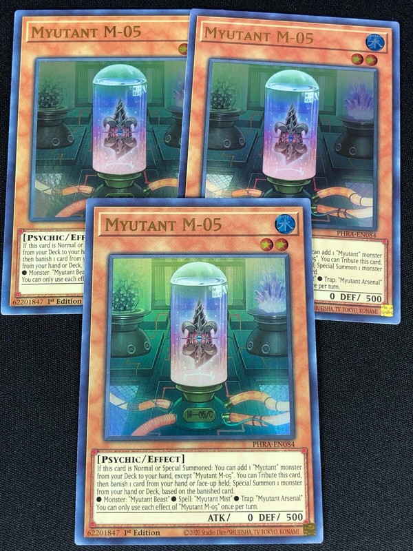 YuGiOh Phantom Rage Ultra Rare Myutant M-05 Phra-en084