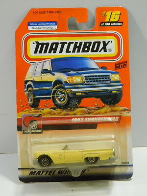 1957 THUNDERBIRD - MATCHBOX 1999 Great Drivers series 4 #16 of 100 vehicals cars