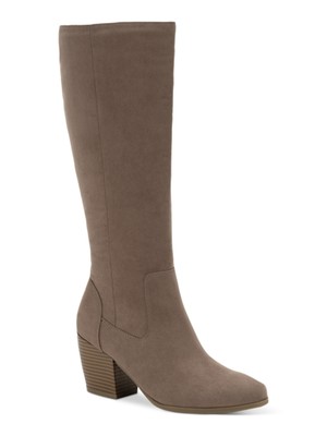 Женские бежевые ботинки Goring Warrda с круглым носком на блочном каблуке STYLE & COMPANY 7,5 М