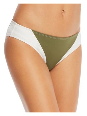 ФЛАГШТОК Женский оливковый многоцветный Хипстерский купальник Color Block Bottom L