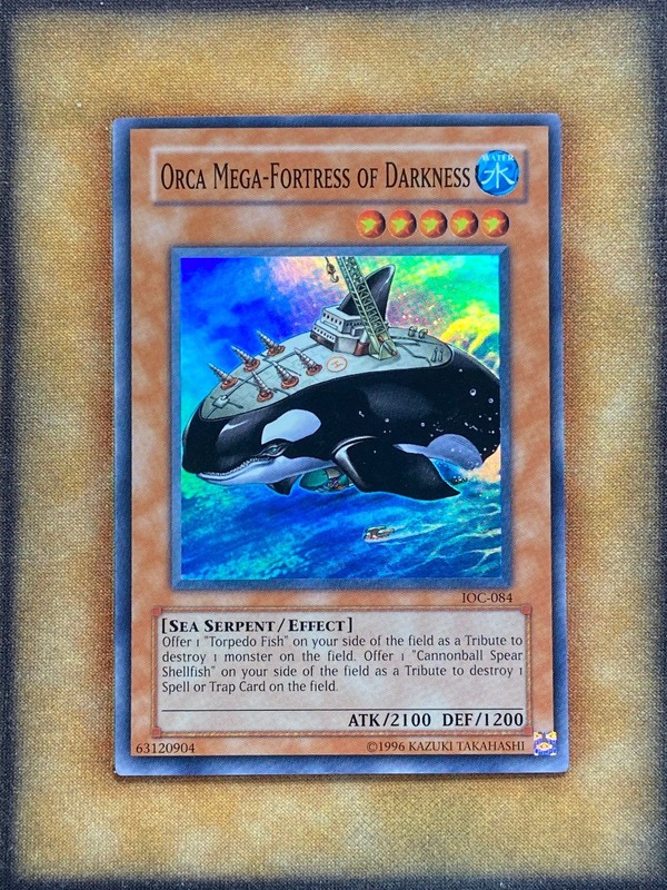 Yugioh Orca Mega-Fortress of Darkness IOC-084 Super Rare Original