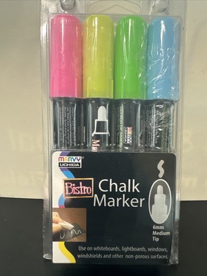 Uchida 480-4A 4-Piece Bistro Chalk Marker Set