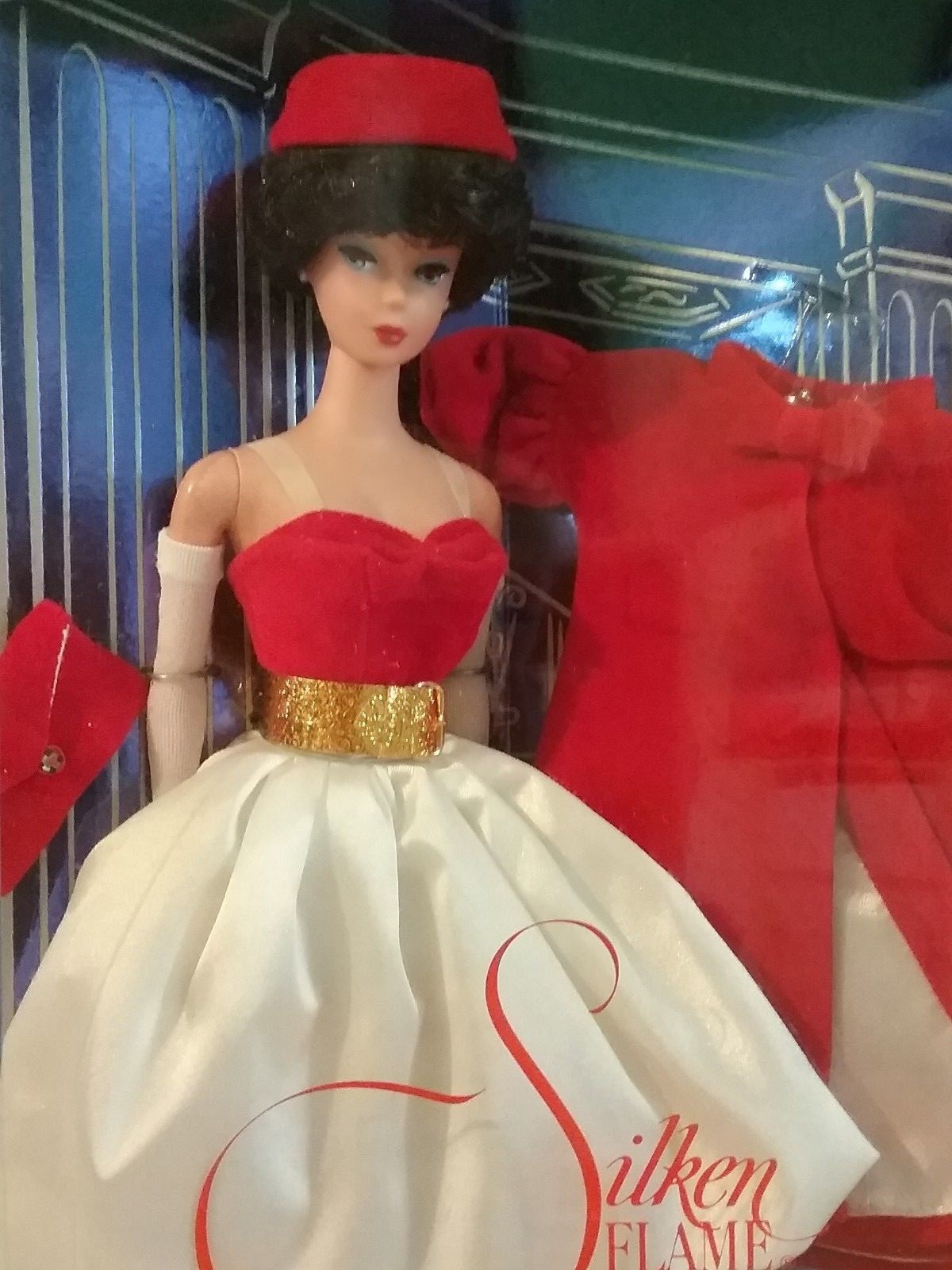 1997 New Silken Flame Barbie1962 Reproduction Collector Edition NIB