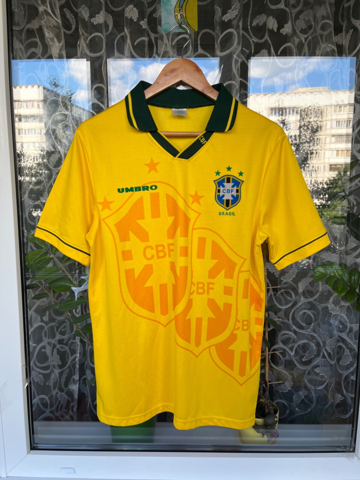 1994年アメリカW杯ブラジル代表レオナルドUMBROホームユニフォーム 1994年アメリカW杯ブラジル代表レオナルドUMBROホーム