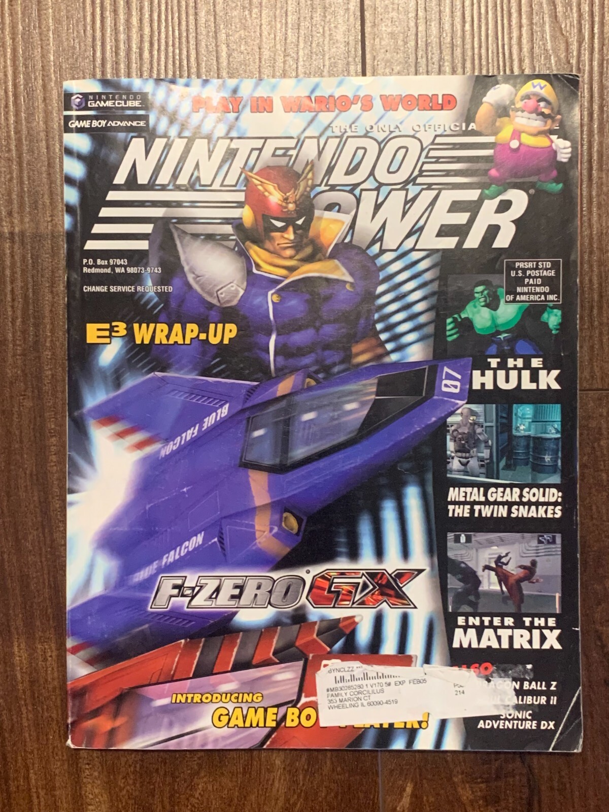 Nintendo Power Magazine Volume 170 July/August 2003 F Zero