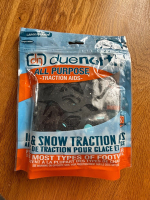 Due North All Purpose Ice & Snow Shoe Cover Traction Aids Size Large Uni-sex
