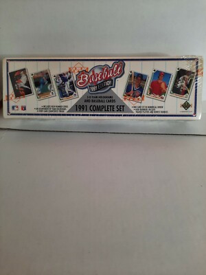 1991 Upper Deck Baseball Complete Factory Sealed Set 1-800