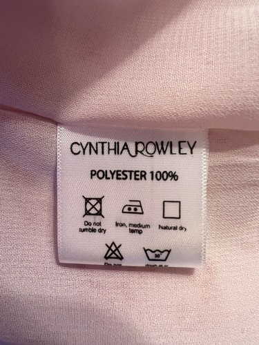 Pre-owned Anthropologie Cynthia Rowley Organza Flower Dress Size 4 $475.00 In Pink