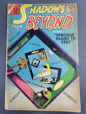Shadows From Beyond #50 Charlton Horror Comic Book 1966 Silver age Low Grade