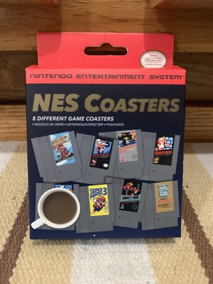 NES Coasters Nintendo Arcade Namco Game Console Home Theater Mario Coffee Soda