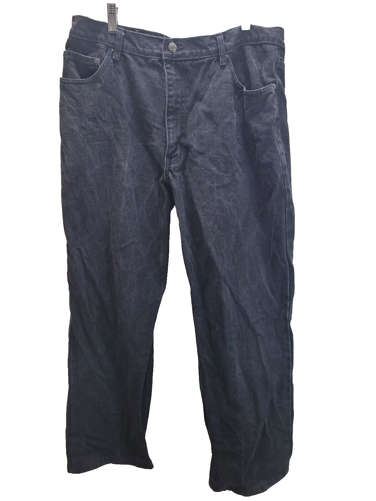 High Sierra Men's 36x29 (33x27) Black Classic Fit Straight Leg 100% Cotton Jeans