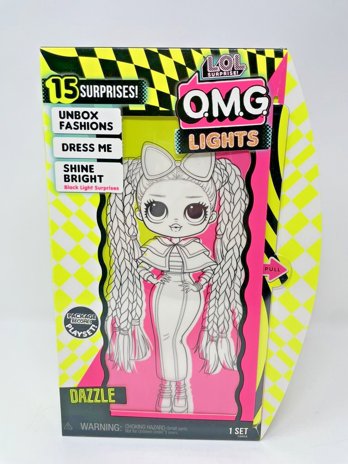 ❤︎MGA❤︎ LOL Surprise! OMG Lights DAZZLE Fashion Doll with 15