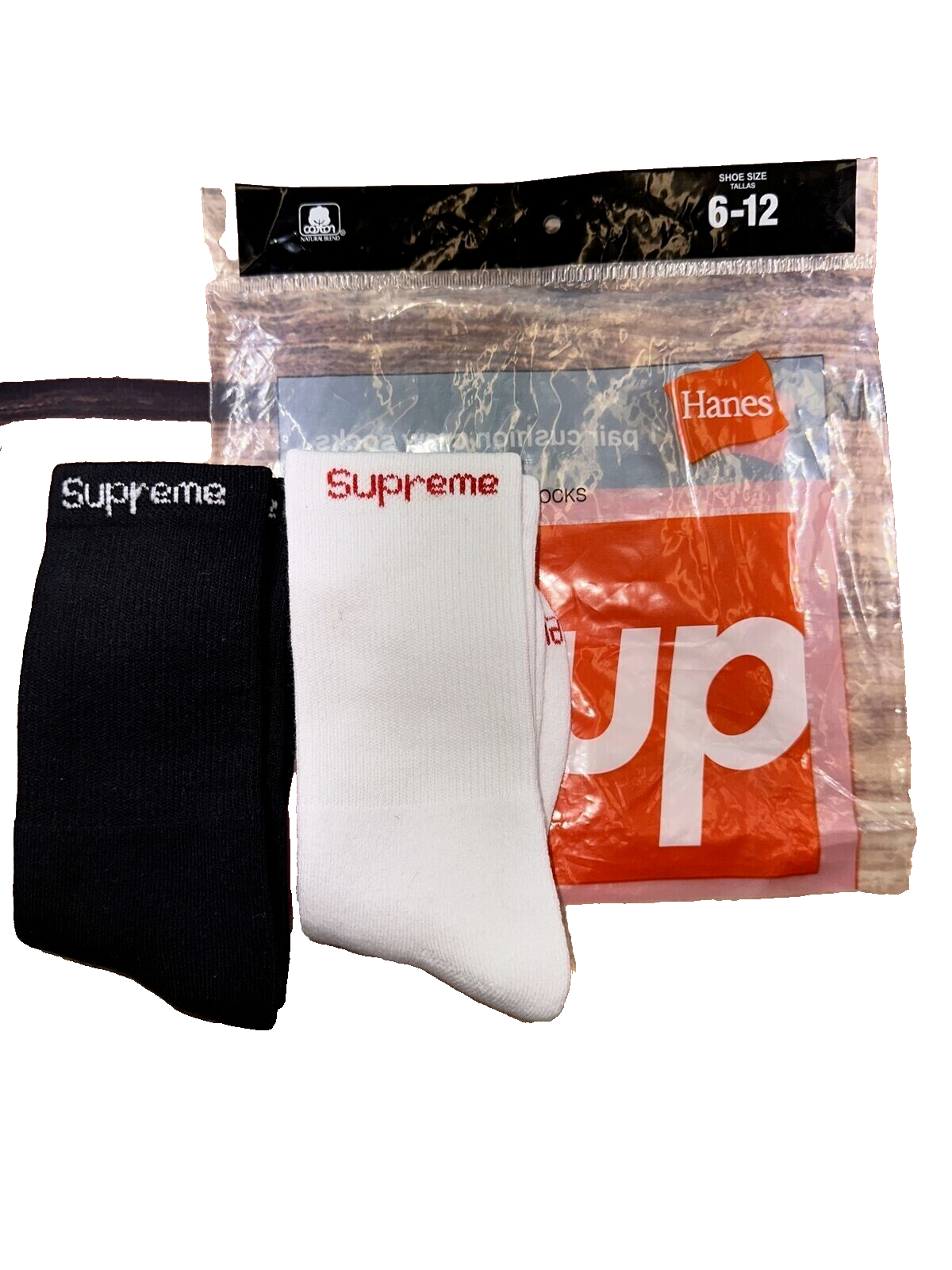 S 2-pack Black/ White 100% Authentic Size 6-12