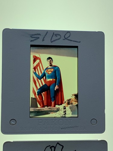 5 Superman Movie 35mm Photo Slides Christopher Reeve Vintage Lot #8