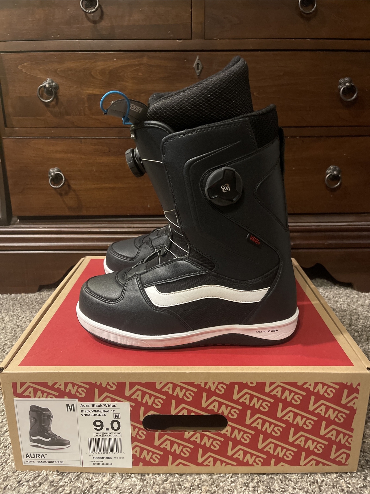 vans snowboard boots size 14
