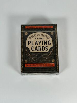 Provision Brand Playing Cards from Theory 11 ~ New Sealed ~ TX1 T1102019 USA